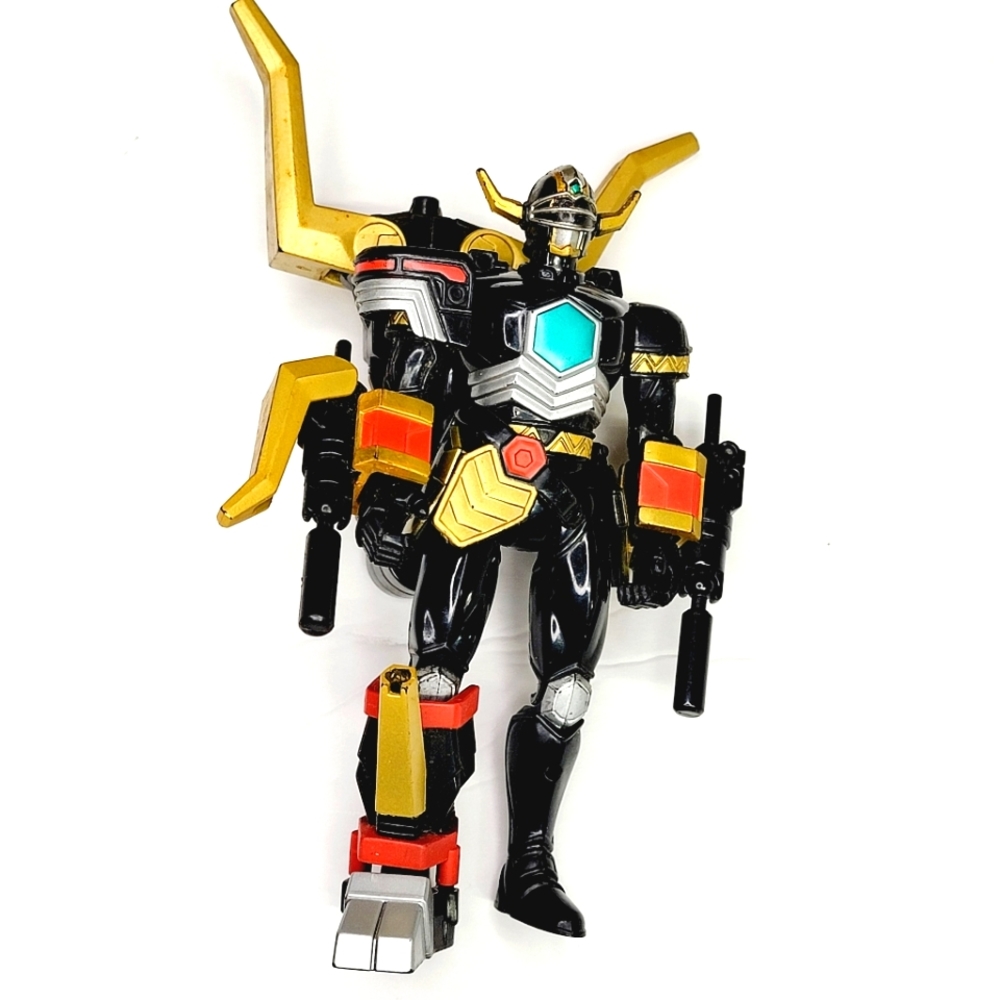 Vintage Bandai Power Rangers Lost Galaxy Seventh Season Black Ranger‎ Megazord